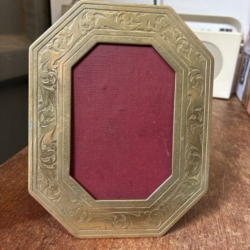 Vintage brass octagonal - vintage,