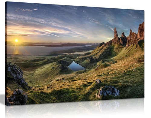 Sunrise old man storr - man, of