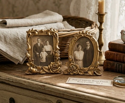 Vintage pair small - small, ornate