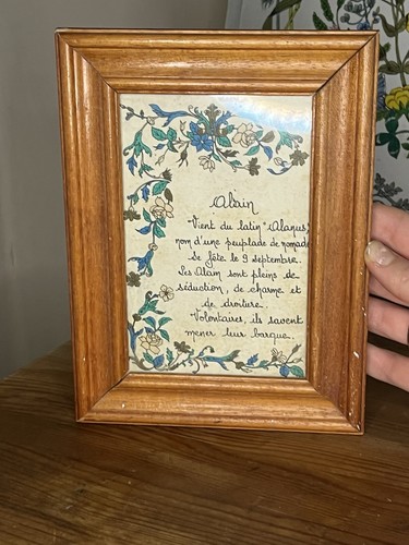 Vintage photo frame postcard - photo,