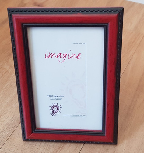 4x6 inch old wooden picture - inch,