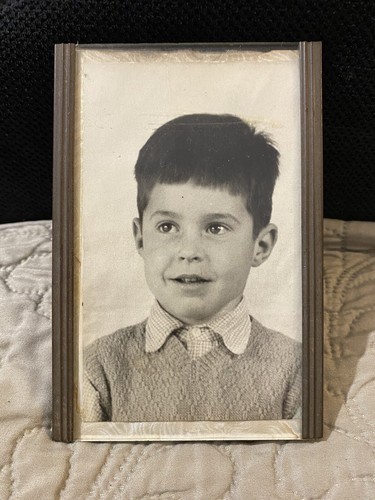 Vintage metal photo frame - metal,