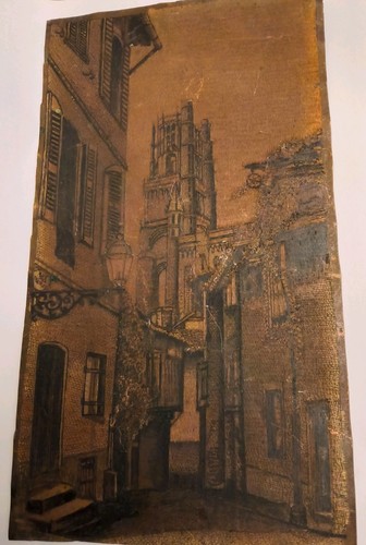 Old cooper painting - old,