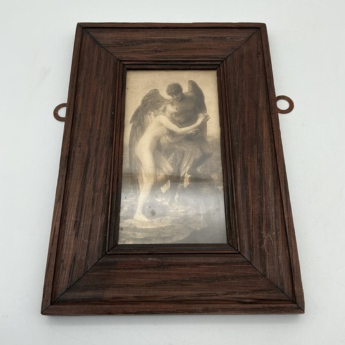 Antique old wooden framed - old,