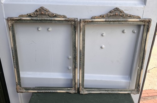 Pair antique ornate - pair, gilt
