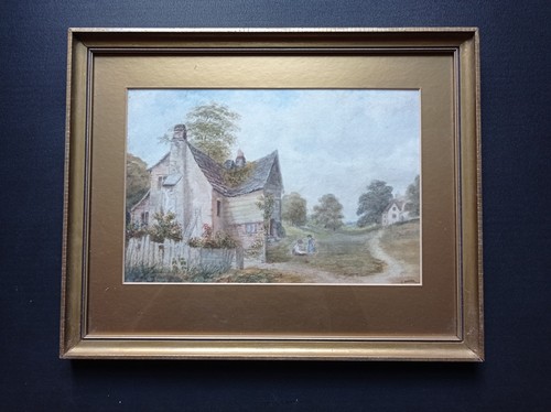 Old original watercolour - original,