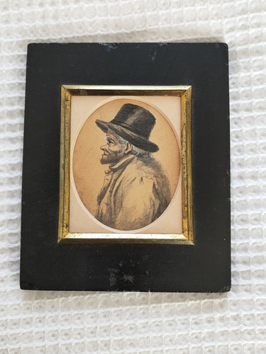 Framed small portrait - small, drawing