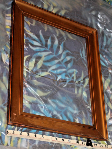 Empty frame old gold - frame,