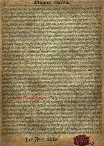 Magna carta aged old - magna,