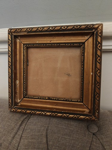 Old wooden picture frame - old,