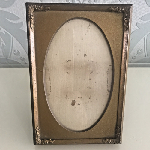 Old photo frame metal - metal, and