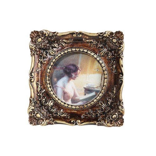 Antique ornate photo frame - ornate, old