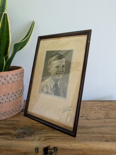 Art deco dark wooden picture - deco,