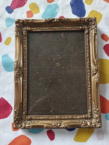 Vtg baroque table old - baroque, gold