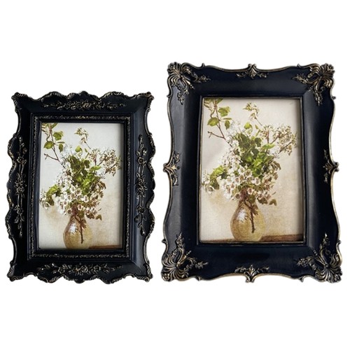 Antique ornate photo frame - ornate, old