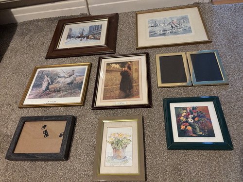 Vintage frames joblot - vintage,