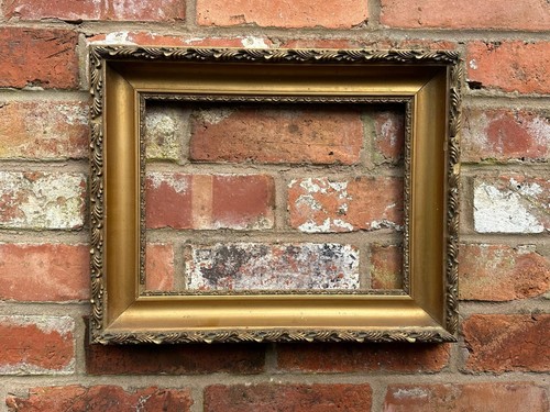 Old gold rococo wooden frame - rococo,