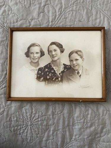 Vintage wooden photo - vintage,