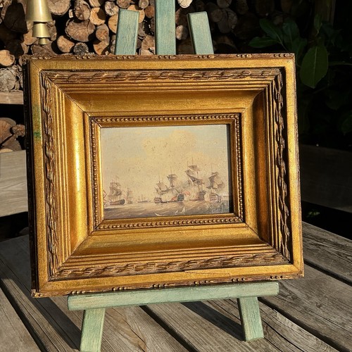 Old vintage thick gilt wood - old,