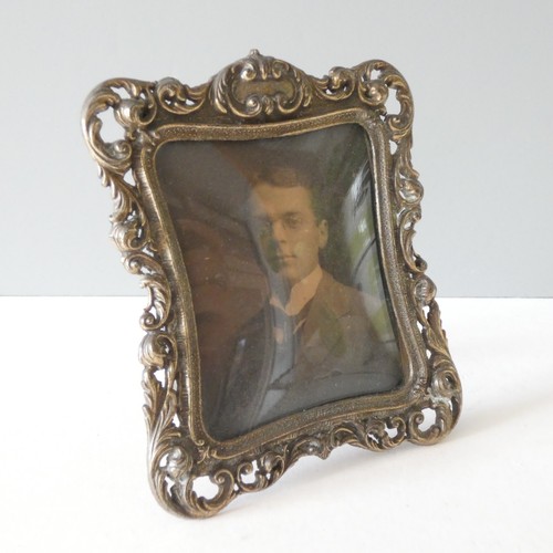 Antique rococo metal photo - rococo,