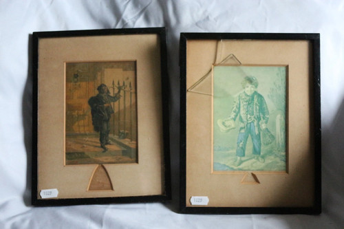 Very old framed pictures - 2,