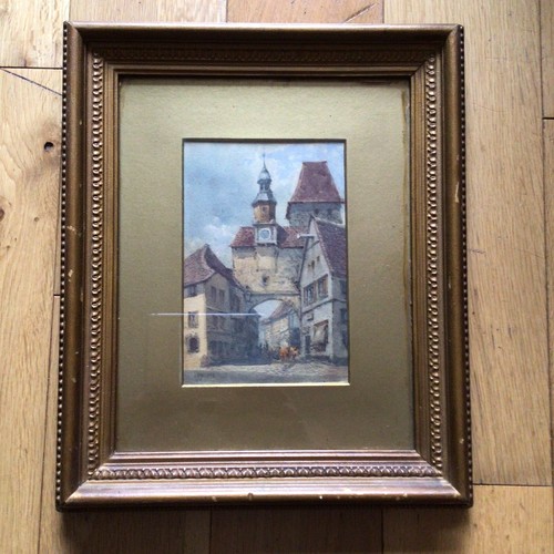 Old antique framed - old, &