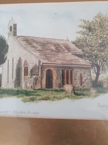 Print old church - print, haydon