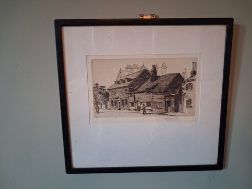 Framed 19th century - century, engraving