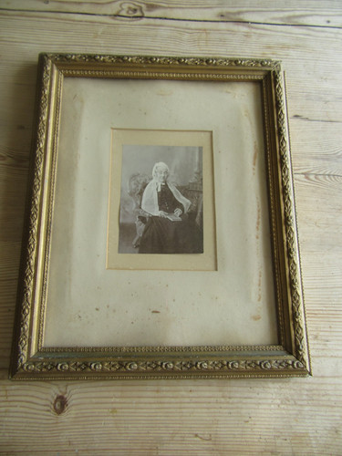 Vintage wood gilt - /gilt, b&w